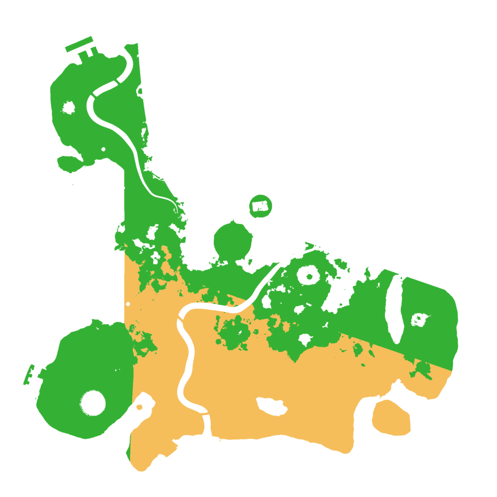 Biome Rust Map: Procedural Map, Size: 3500, Seed: 1021766346