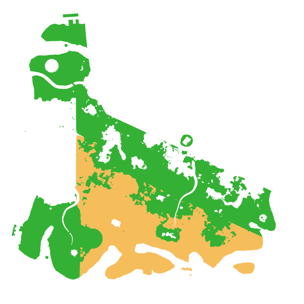 Biome Rust Map: Procedural Map, Size: 4000, Seed: 54620