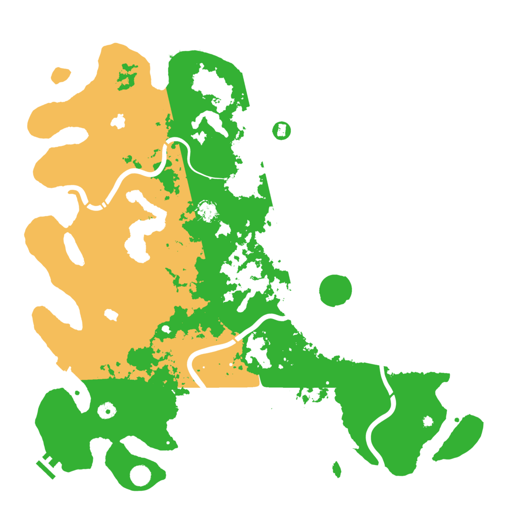 Biome Rust Map: Procedural Map, Size: 4500, Seed: 273845788