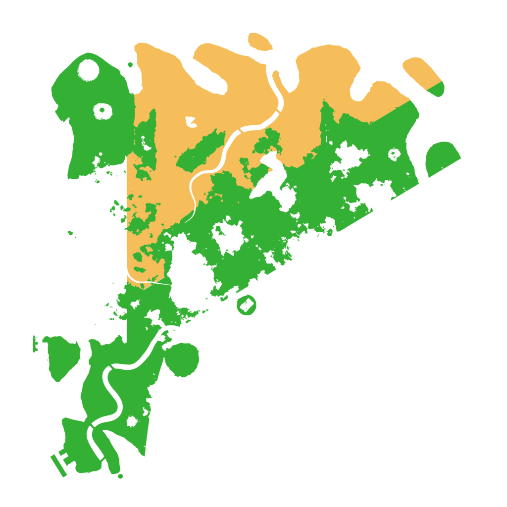 Biome Rust Map: Procedural Map, Size: 4200, Seed: 45090000