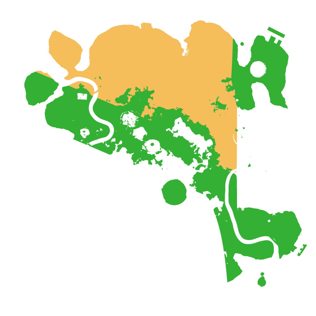 Biome Rust Map: Procedural Map, Size: 3500, Seed: 1733268428