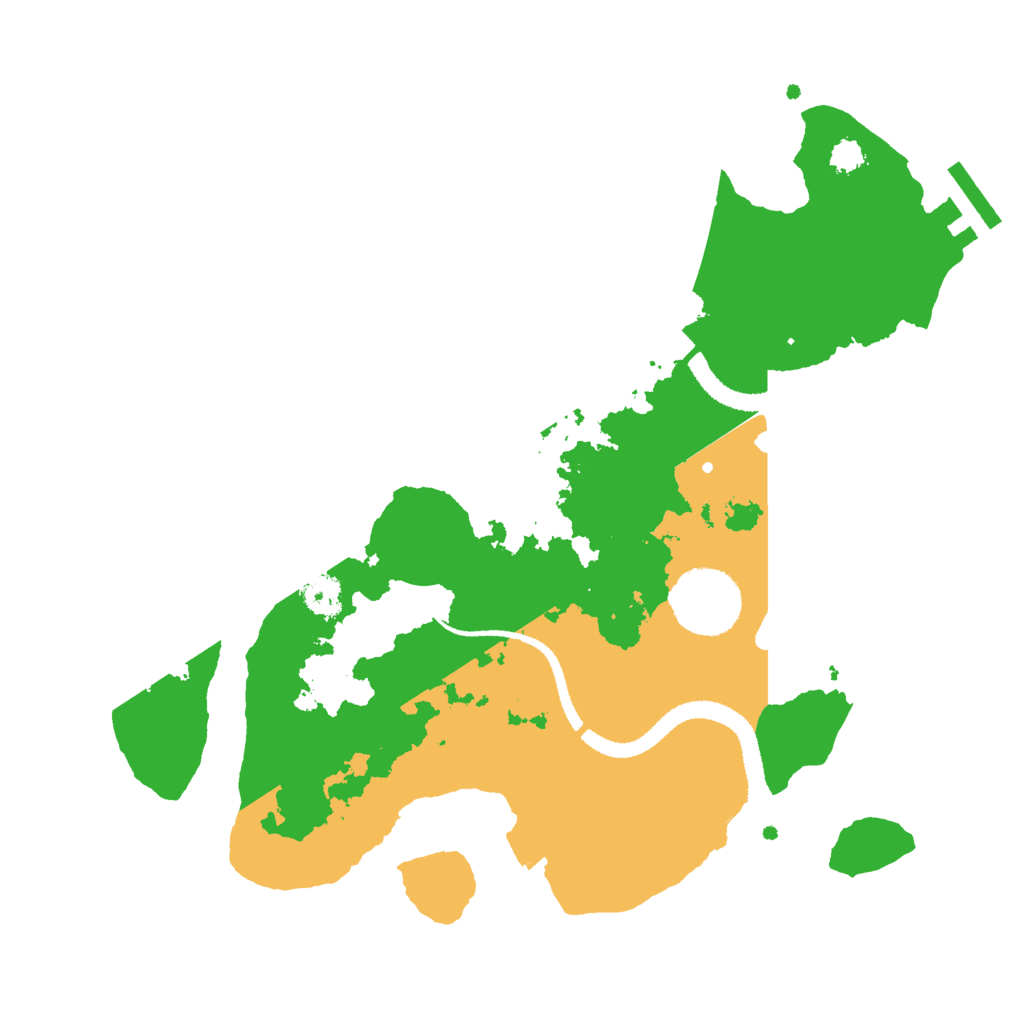 Biome Rust Map: Procedural Map, Size: 2800, Seed: 135958875