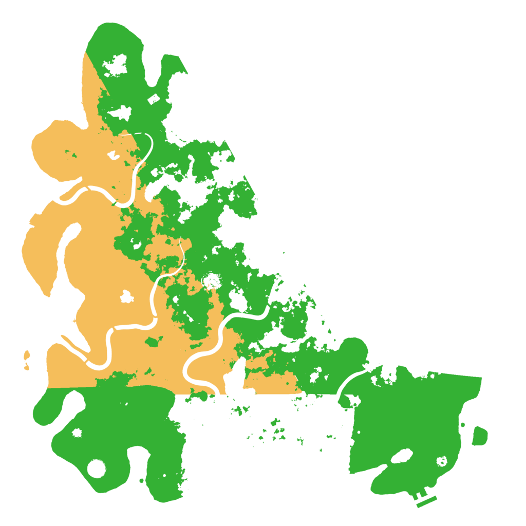 Biome Rust Map: Procedural Map, Size: 5000, Seed: 576543165
