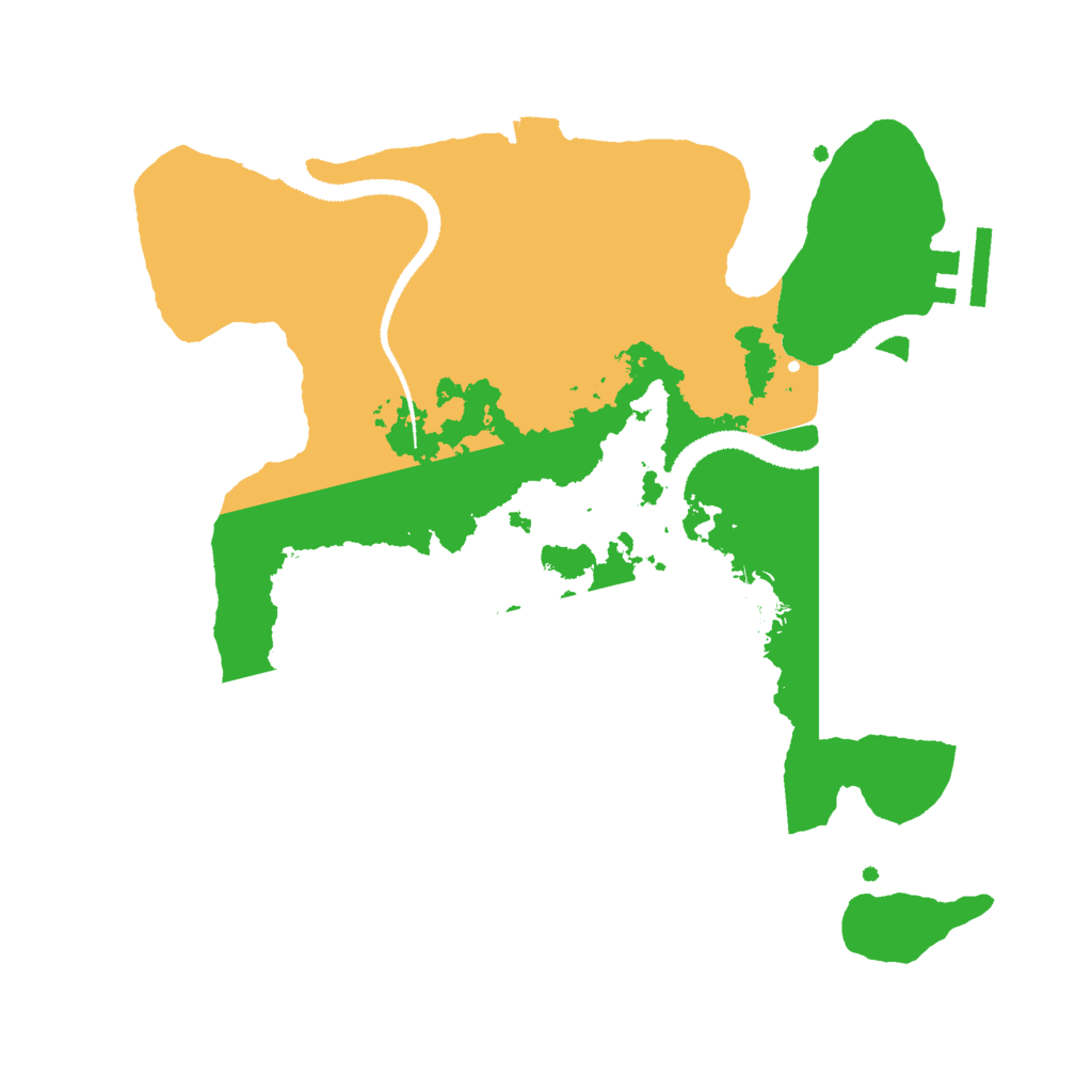 Biome Rust Map: Procedural Map, Size: 2800, Seed: 613364292