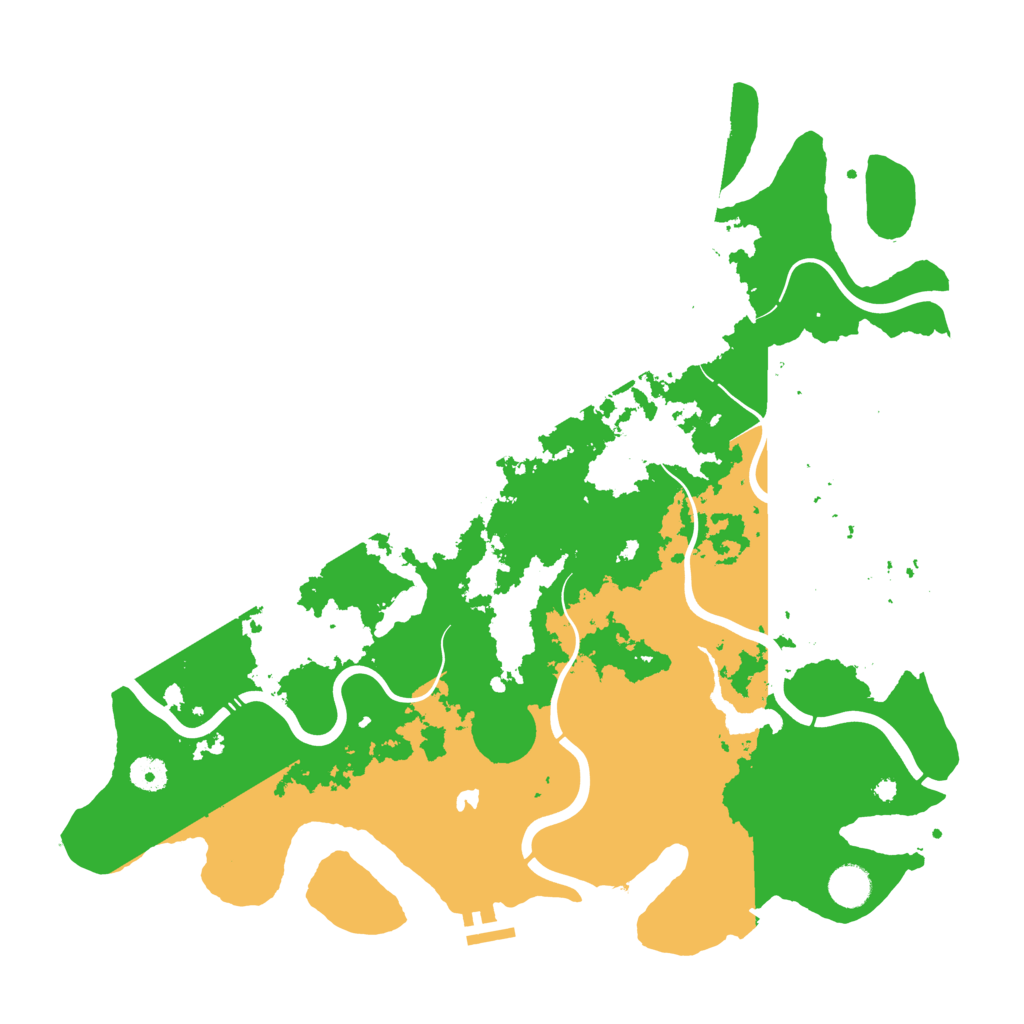 Biome Rust Map: Procedural Map, Size: 4250, Seed: 1149215654