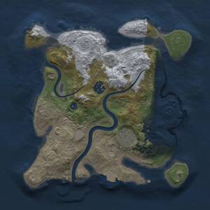 Thumbnail Rust Map: Procedural Map, Size: 2700, Seed: 966576510, 7 Monuments