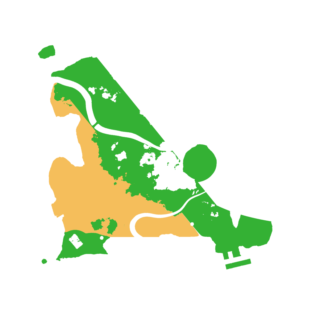 Biome Rust Map: Procedural Map, Size: 2500, Seed: 966328320