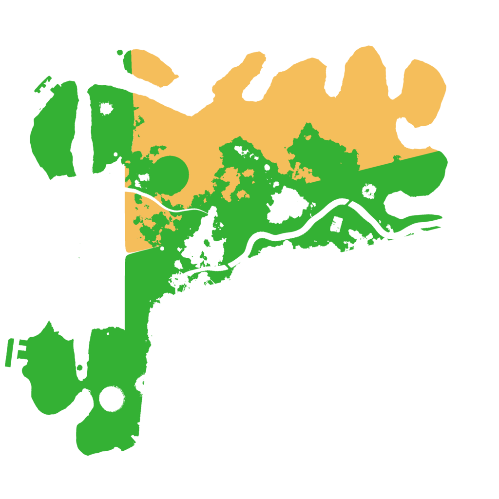 Biome Rust Map: Procedural Map, Size: 3500, Seed: 1273712512