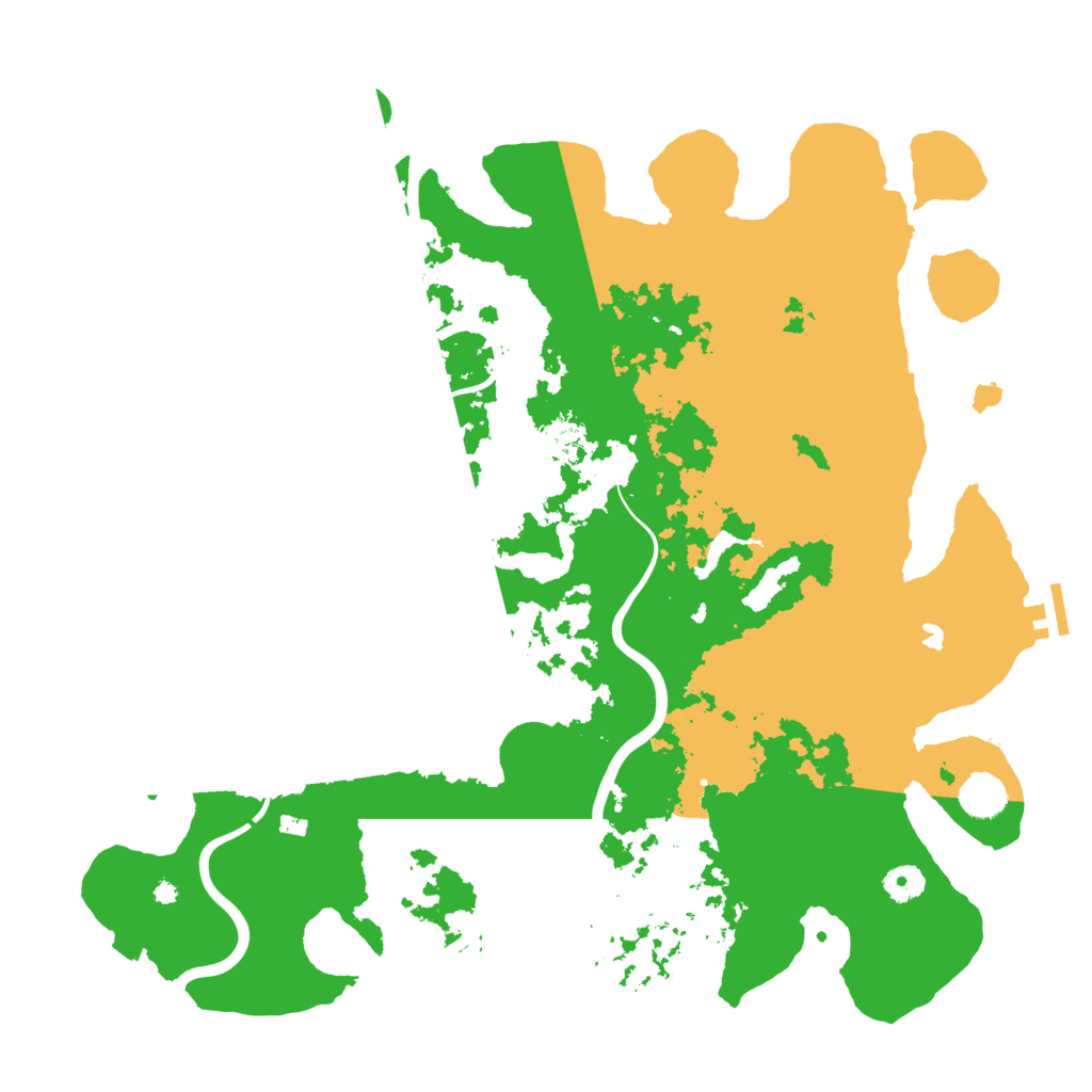 Biome Rust Map: Procedural Map, Size: 4250, Seed: 907190921