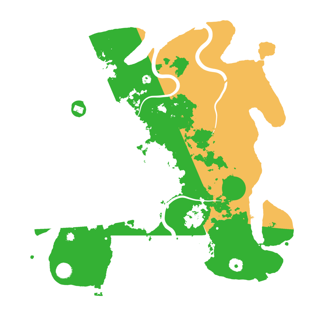 Biome Rust Map: Procedural Map, Size: 3500, Seed: 1767019702