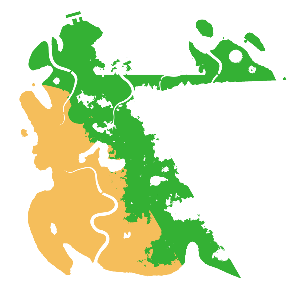 Biome Rust Map: Procedural Map, Size: 4000, Seed: 998160