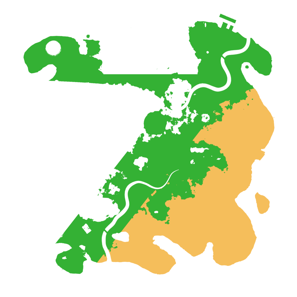 Biome Rust Map: Procedural Map, Size: 3500, Seed: 1071314827