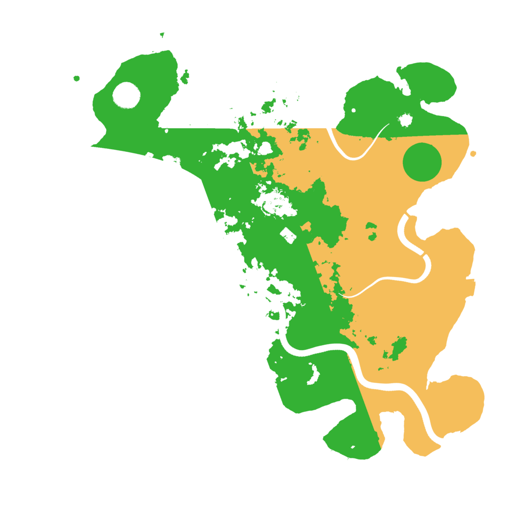 Biome Rust Map: Procedural Map, Size: 3500, Seed: 1371216775