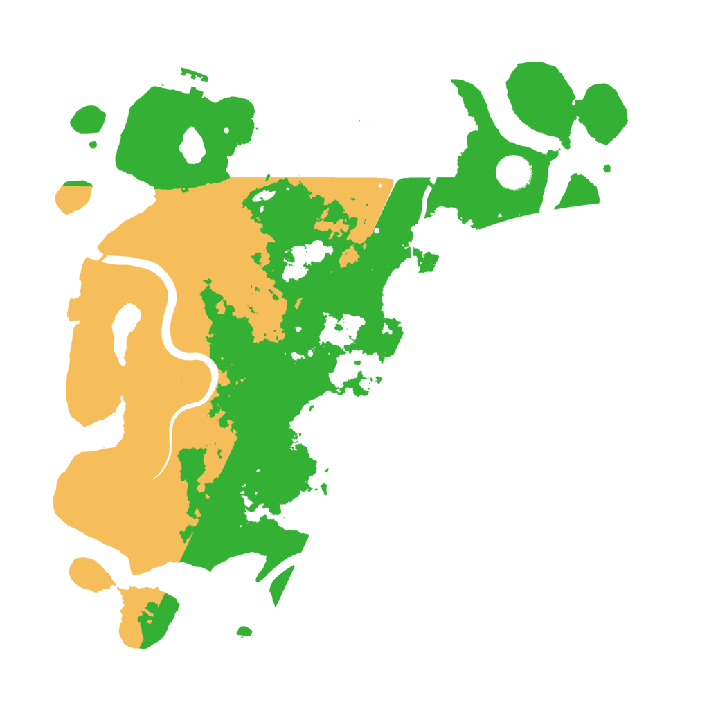 Biome Rust Map: Procedural Map, Size: 3700, Seed: 536724531