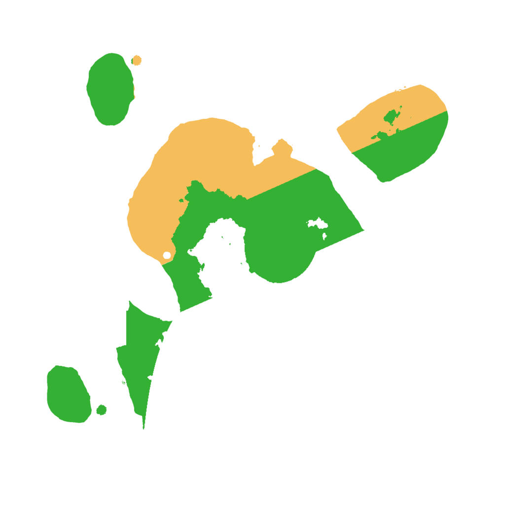 Biome Rust Map: Procedural Map, Size: 2000, Seed: 2079908218