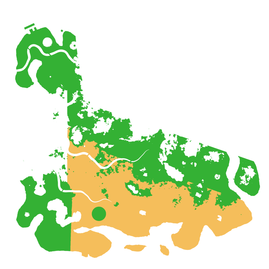 Biome Rust Map: Procedural Map, Size: 5000, Seed: 316694014