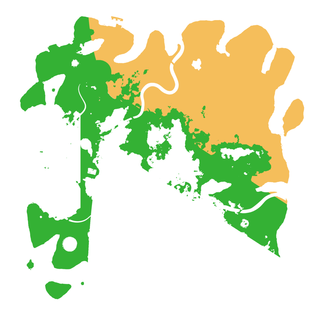Biome Rust Map: Procedural Map, Size: 4000, Seed: 31543154