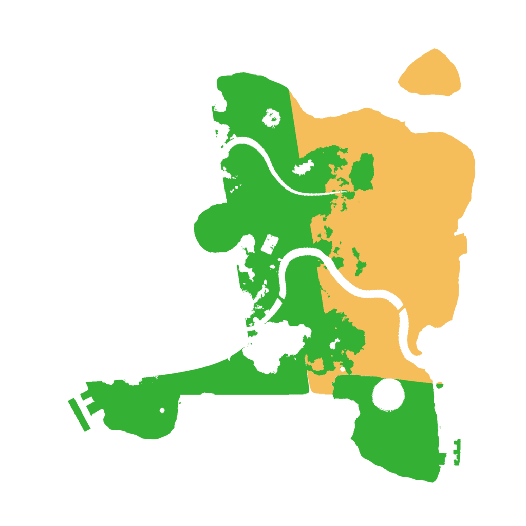 Biome Rust Map: Procedural Map, Size: 3000, Seed: 782229195