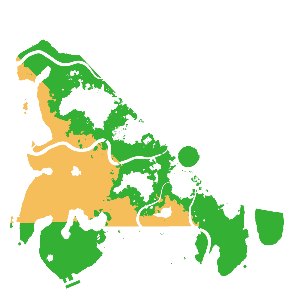 Biome Rust Map: Procedural Map, Size: 4000, Seed: 1234818350