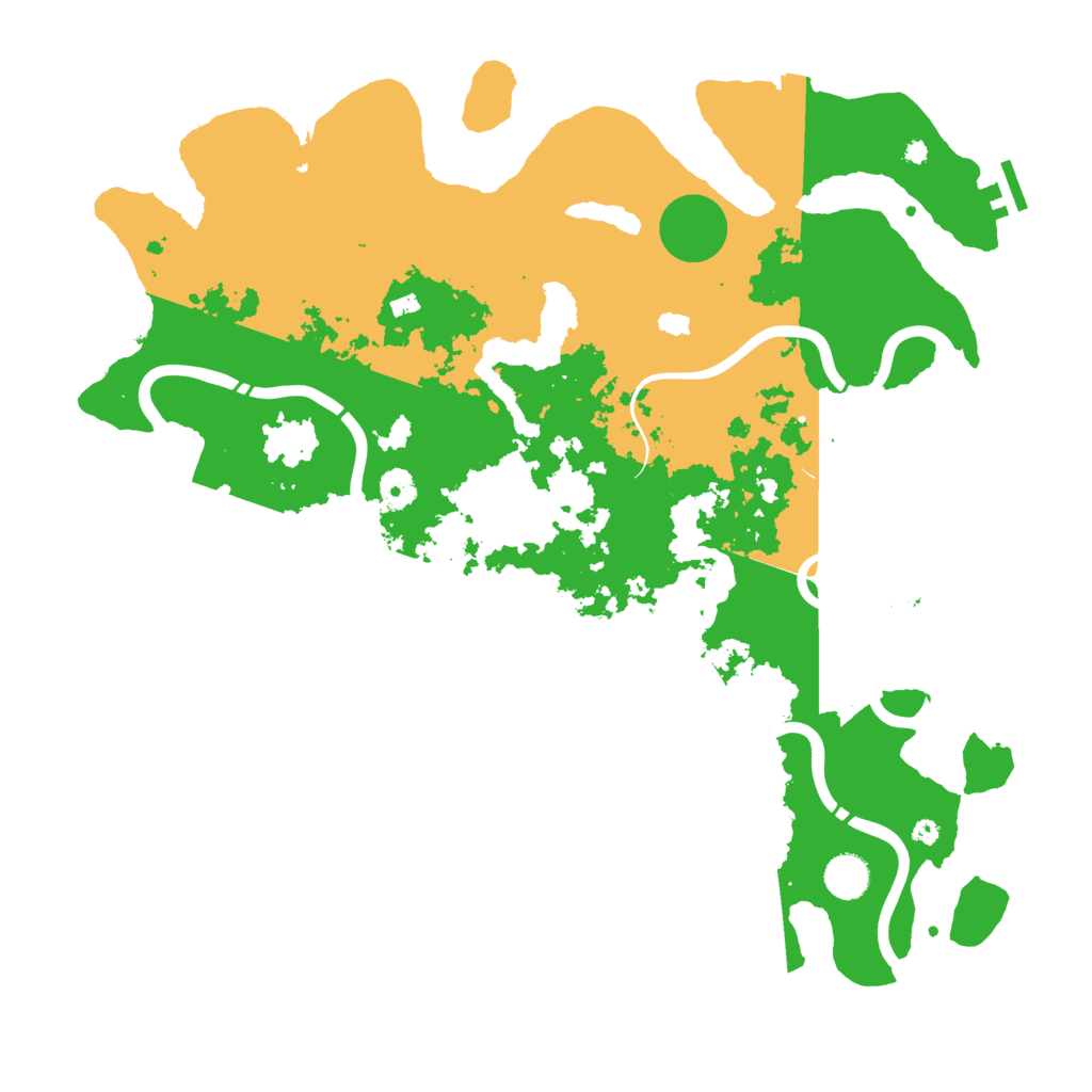 Biome Rust Map: Procedural Map, Size: 4250, Seed: 615728633
