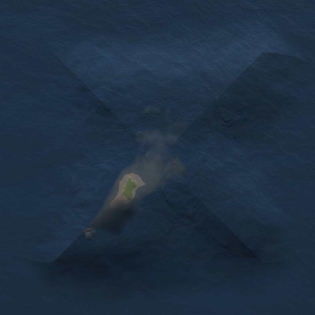 Rust Map: Procedural Map, Size: 1000, Seed: 444445403, 1 Monuments