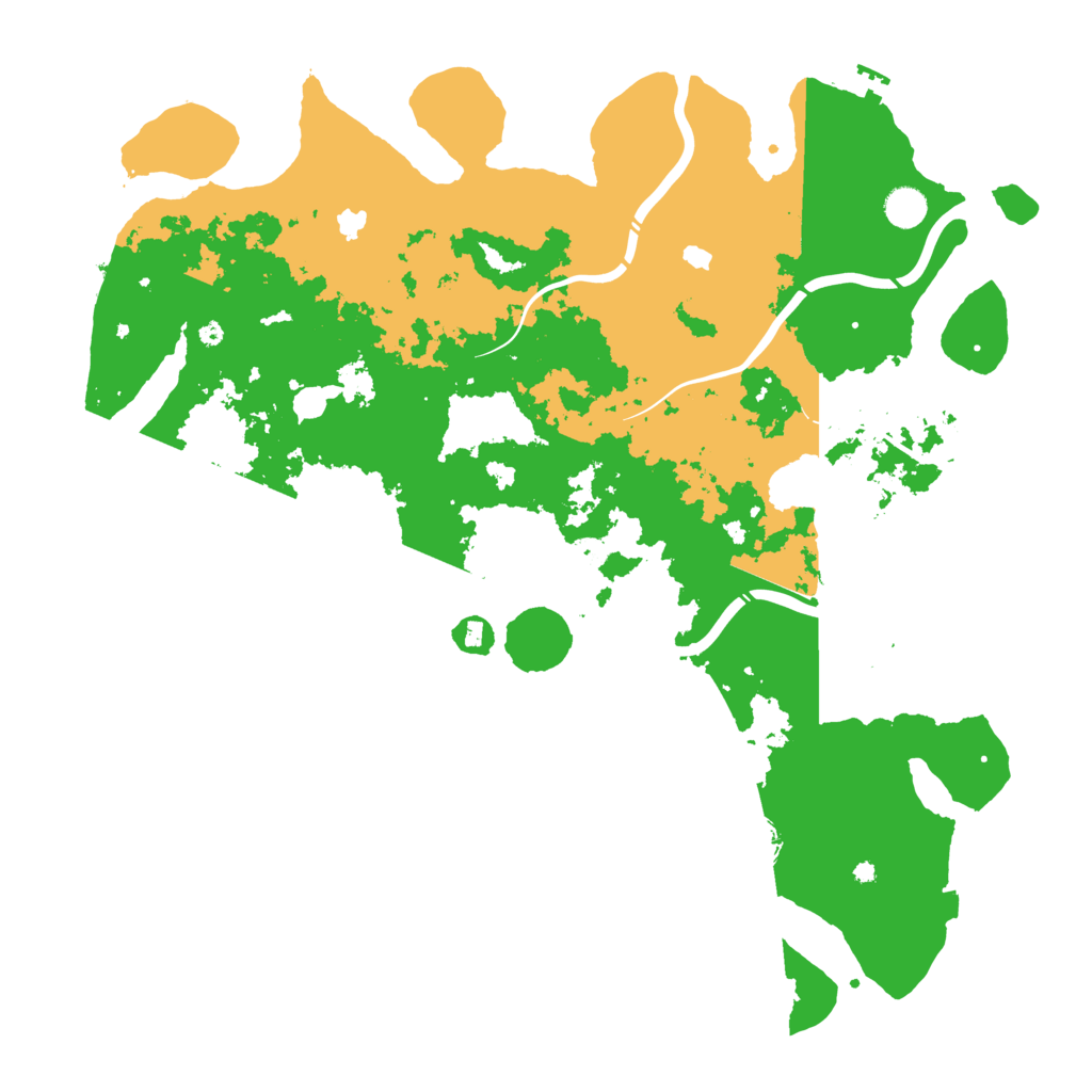 Biome Rust Map: Procedural Map, Size: 4600, Seed: 407813742