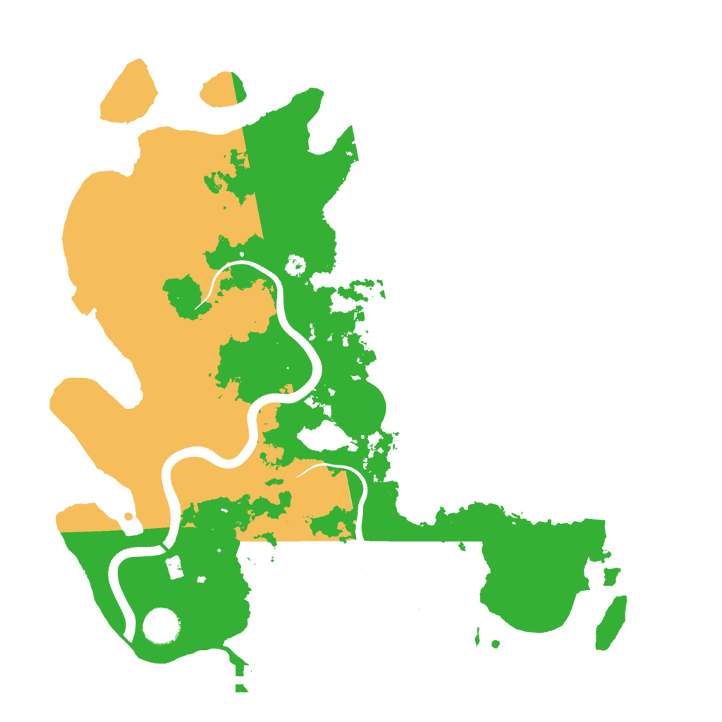 Biome Rust Map: Procedural Map, Size: 3500, Seed: 1680801652