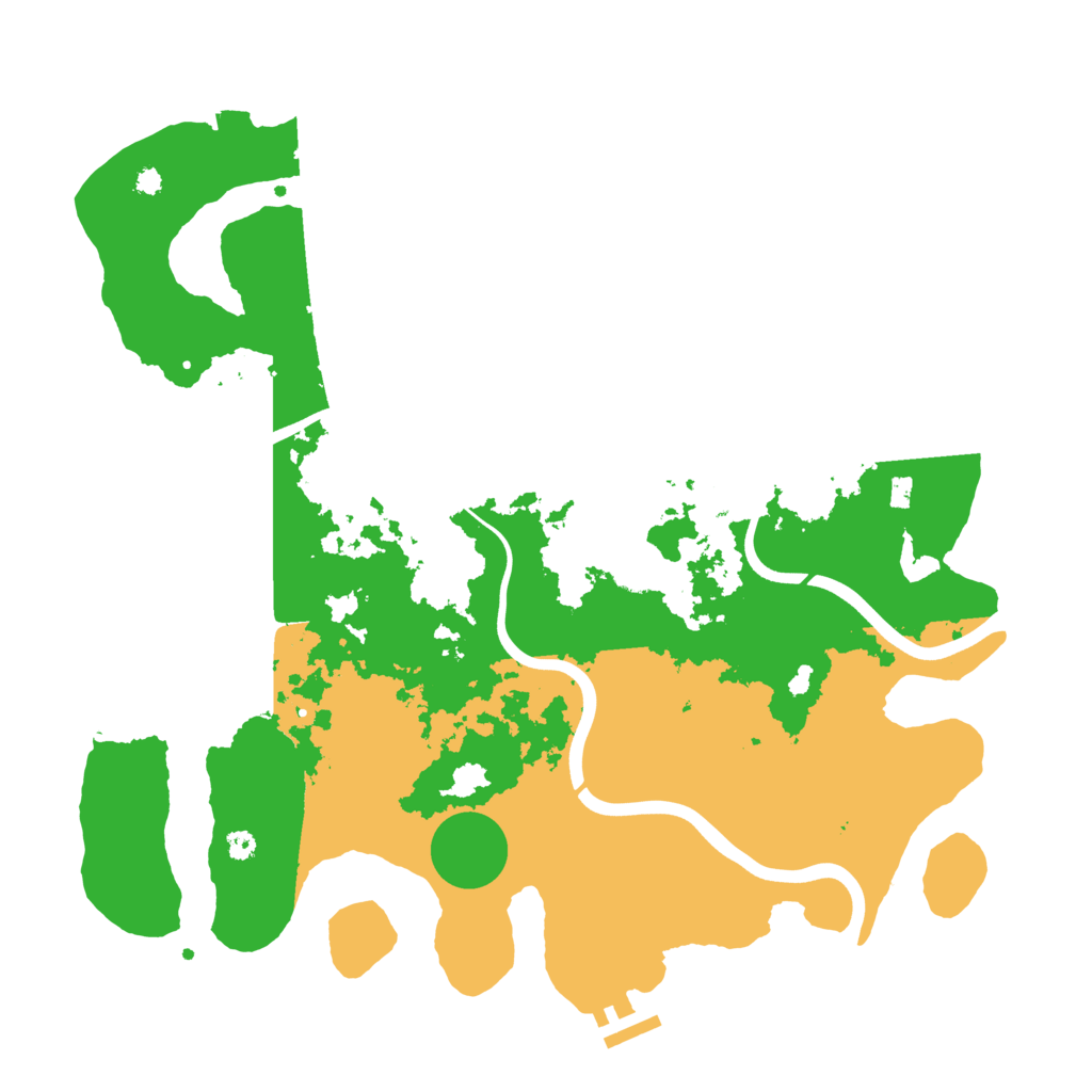 Biome Rust Map: Procedural Map, Size: 3750, Seed: 210393800