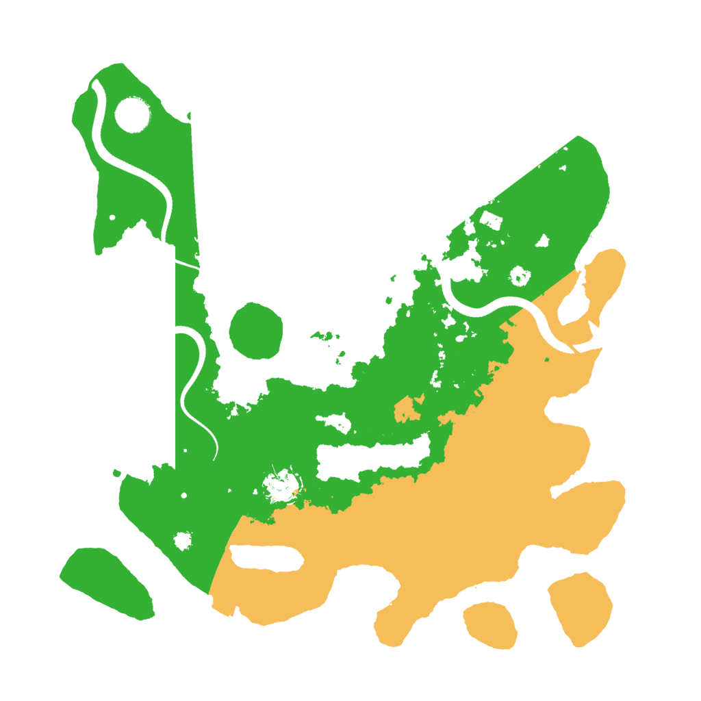 Biome Rust Map: Procedural Map, Size: 3500, Seed: 1758655304