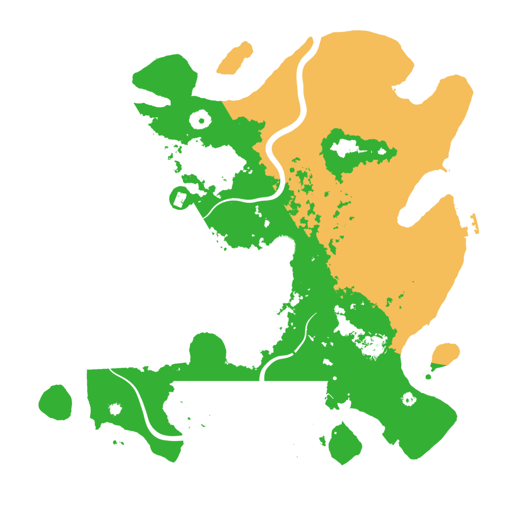 Biome Rust Map: Procedural Map, Size: 3750, Seed: 1184836645