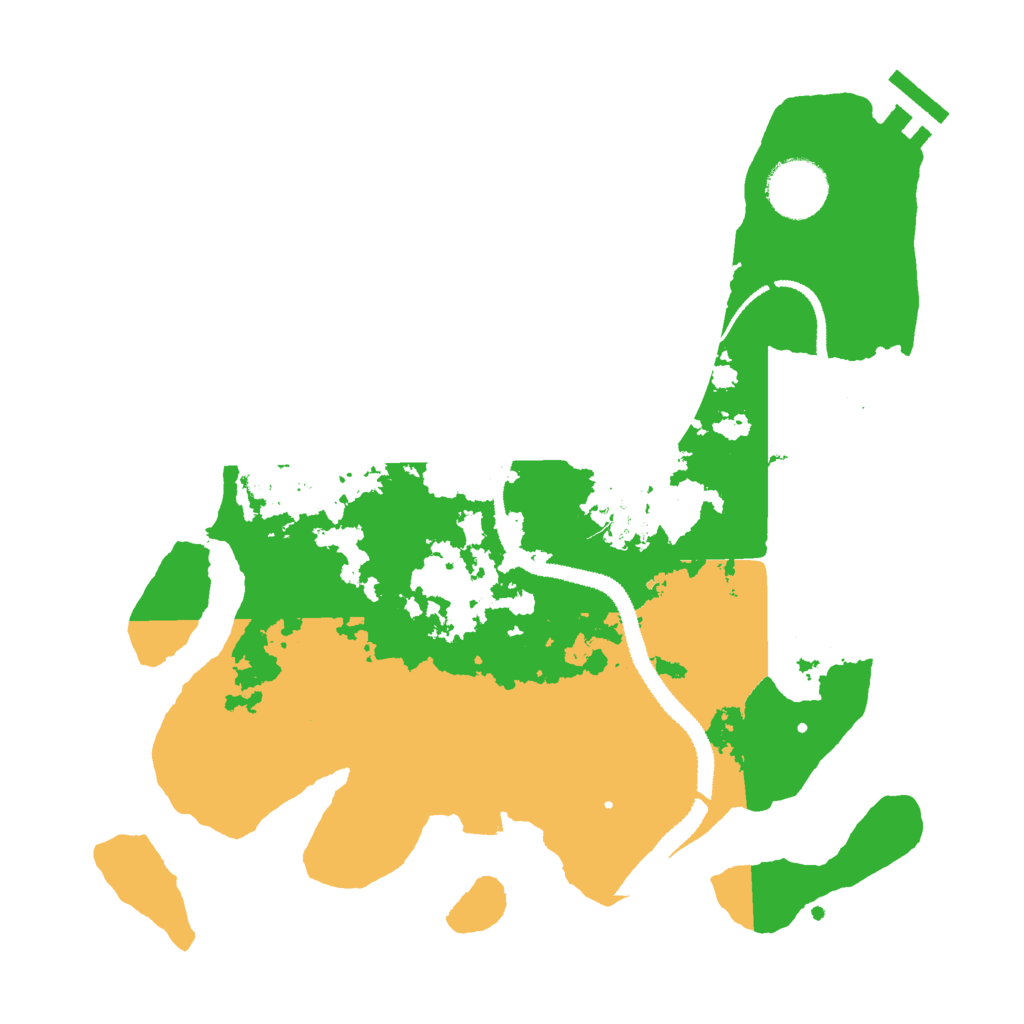 Biome Rust Map: Procedural Map, Size: 2999, Seed: 17762077