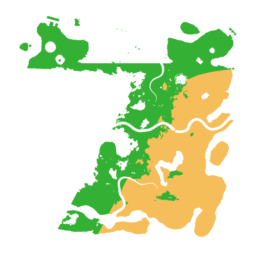 Biome Rust Map: Procedural Map, Size: 4096, Seed: 809769390