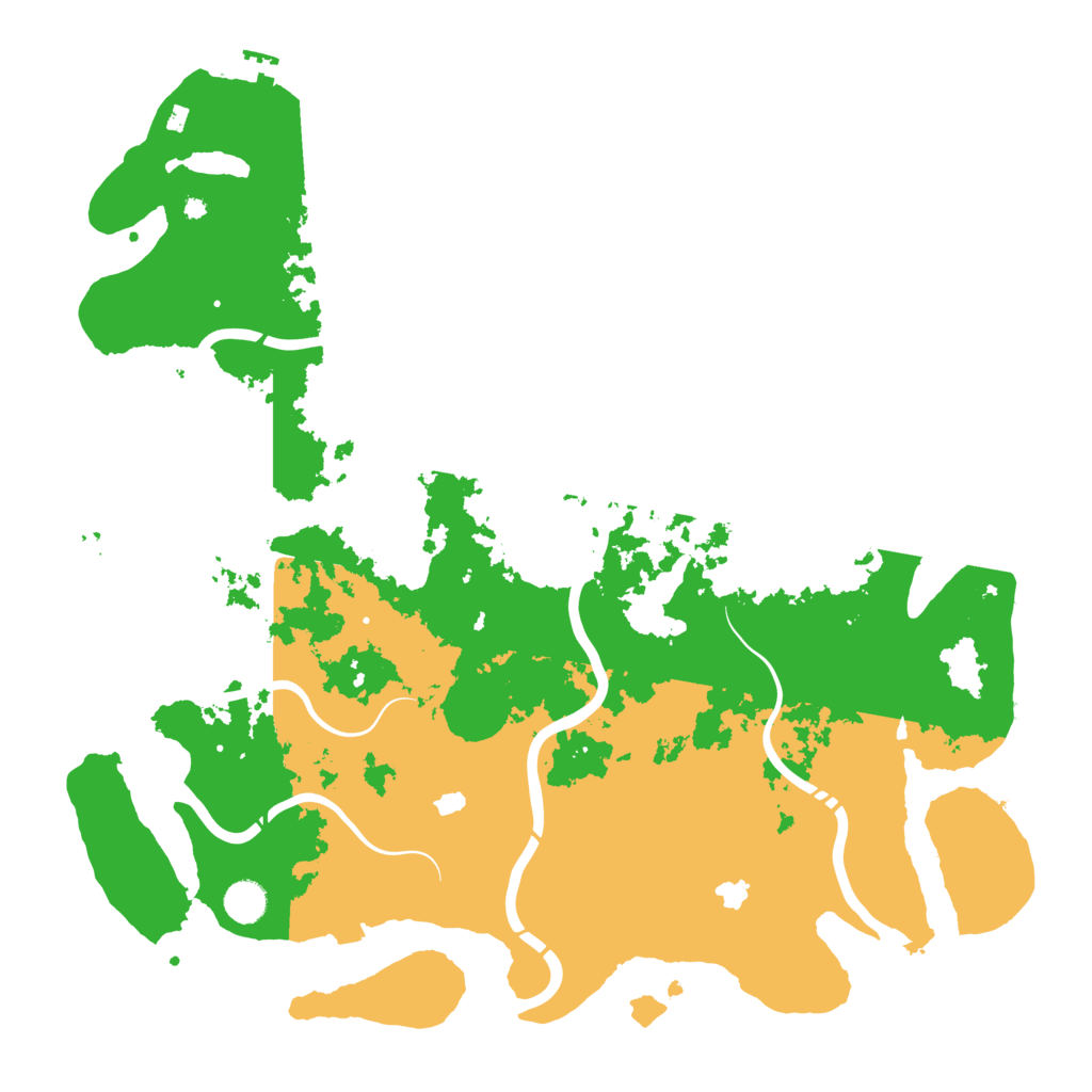 Biome Rust Map: Procedural Map, Size: 4500, Seed: 891726086