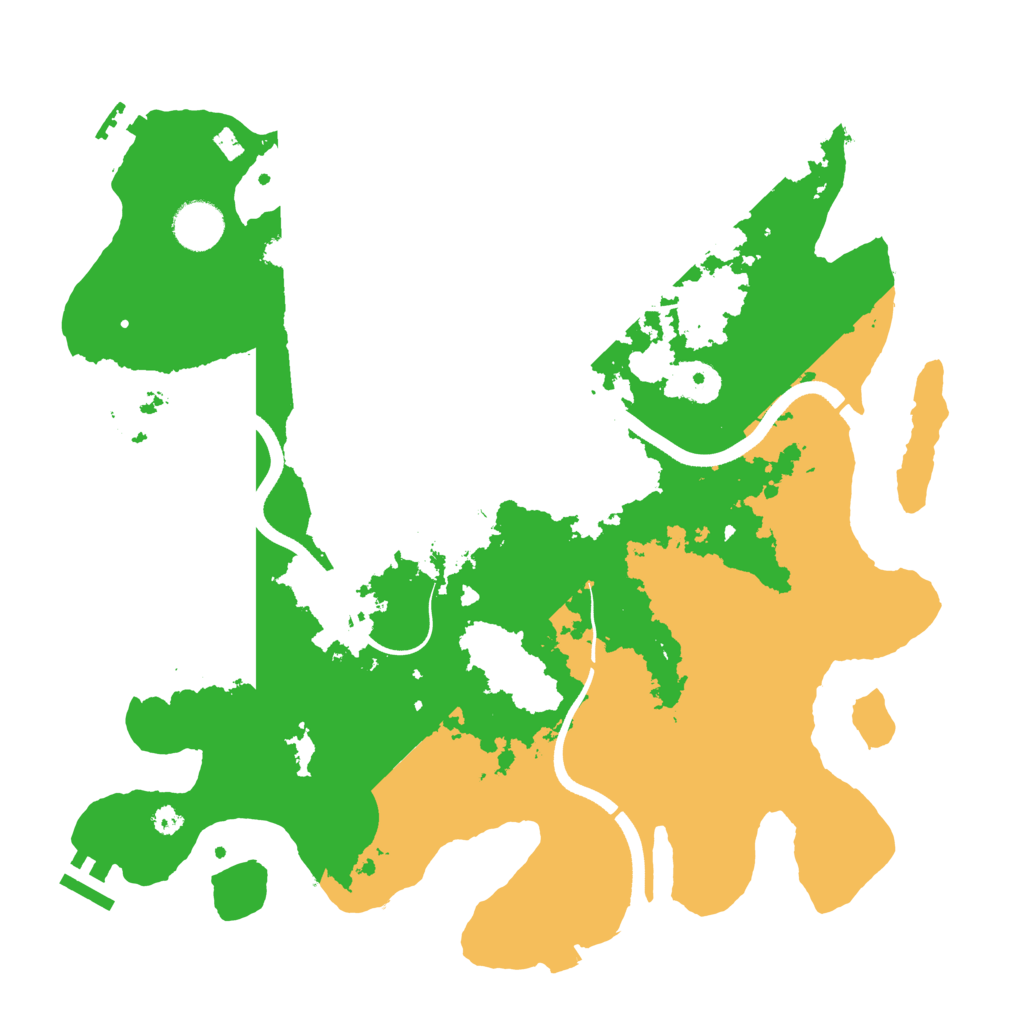 Biome Rust Map: Procedural Map, Size: 3600, Seed: 679