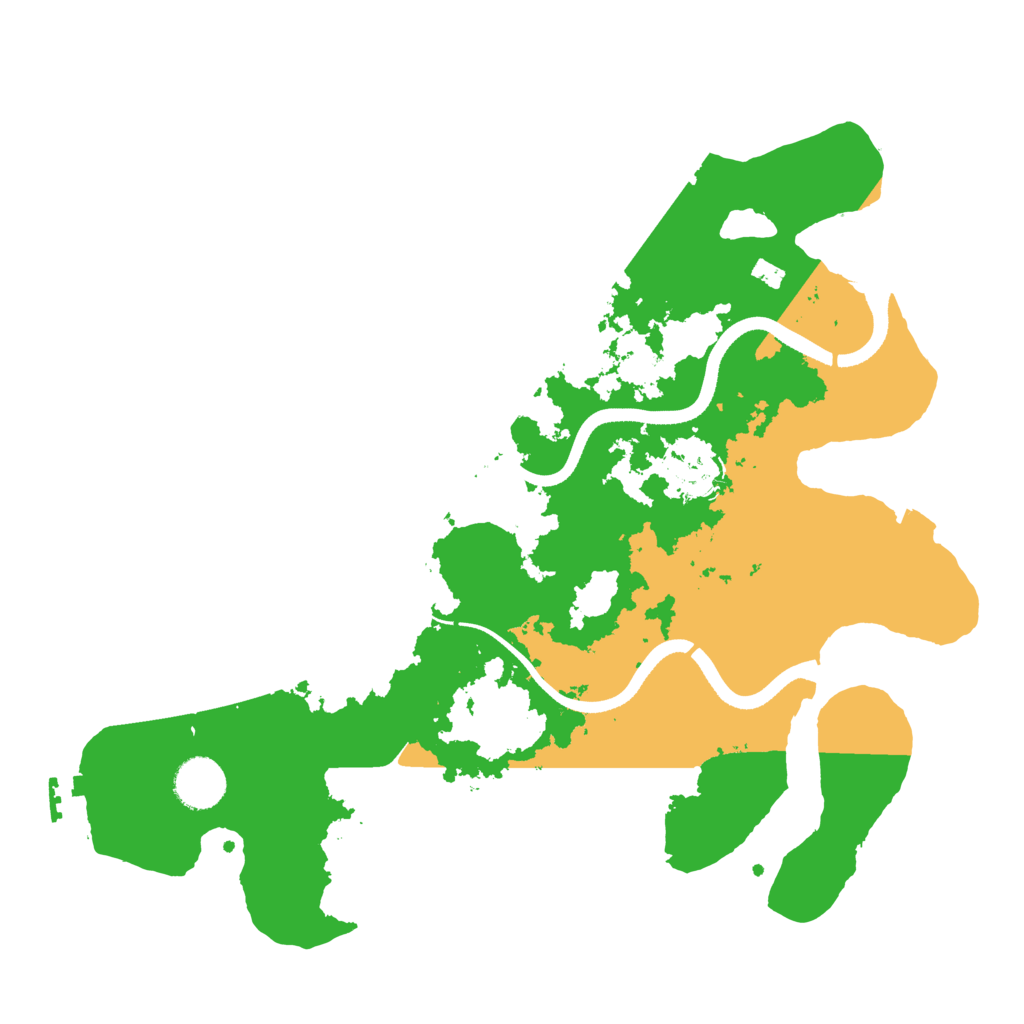 Biome Rust Map: Procedural Map, Size: 3500, Seed: 1927311406