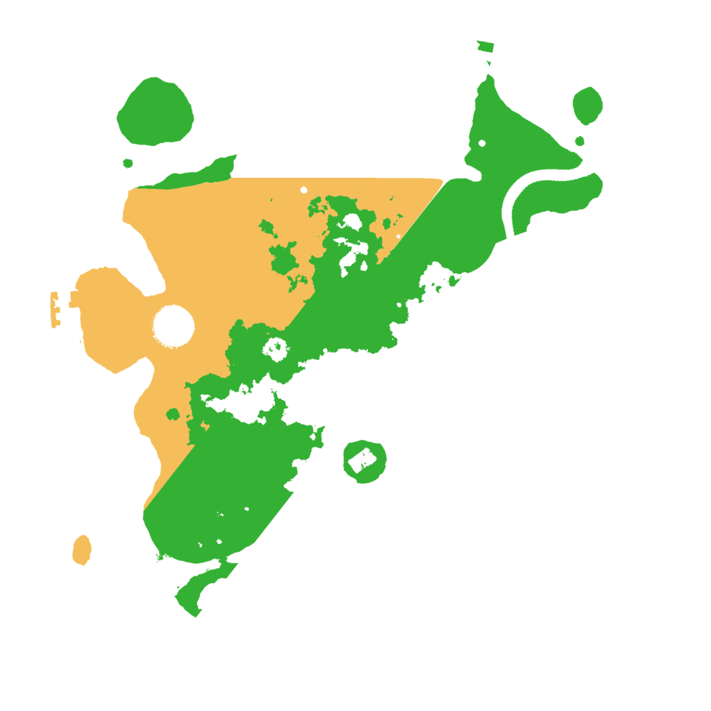 Biome Rust Map: Procedural Map, Size: 3000, Seed: 7312506