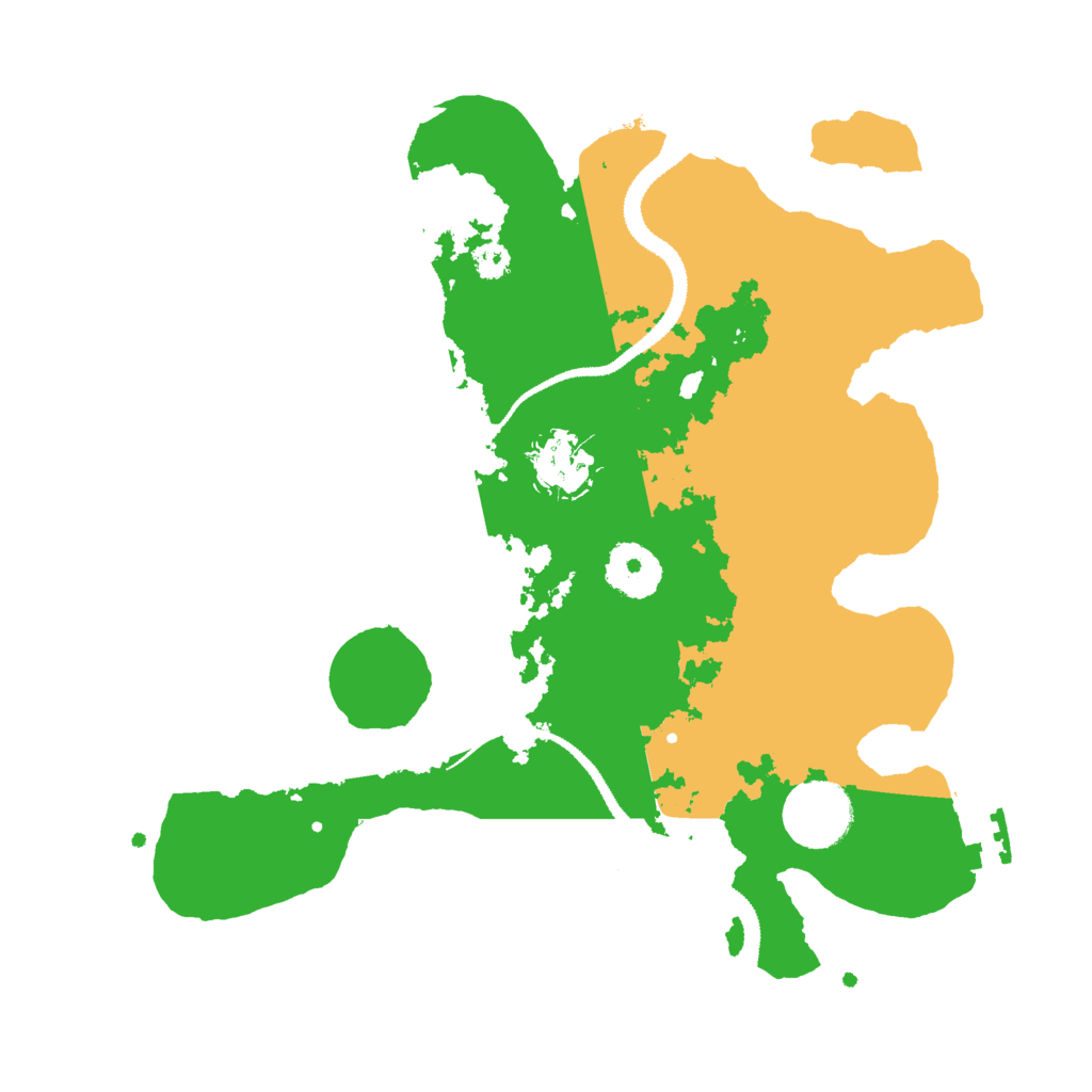 Biome Rust Map: Procedural Map, Size: 3000, Seed: 869948557