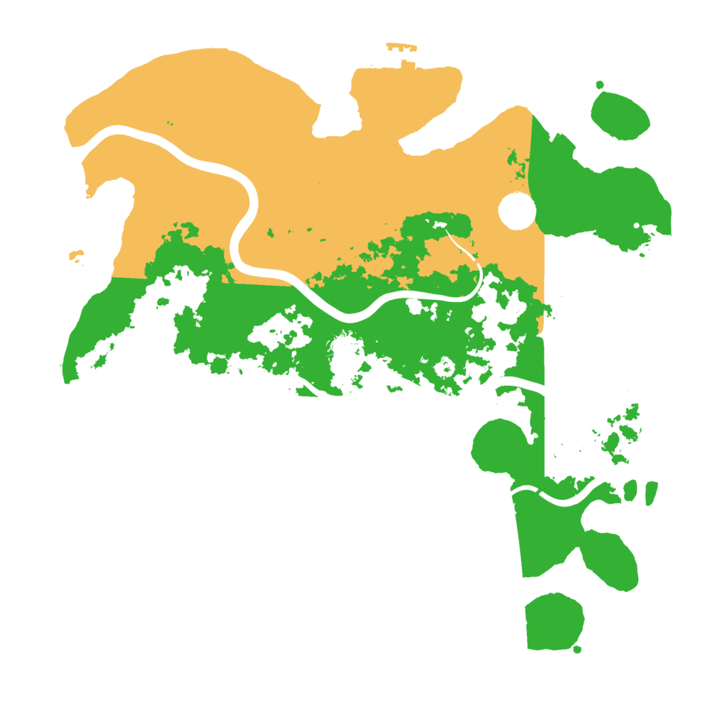 Biome Rust Map: Procedural Map, Size: 3600, Seed: 890410937