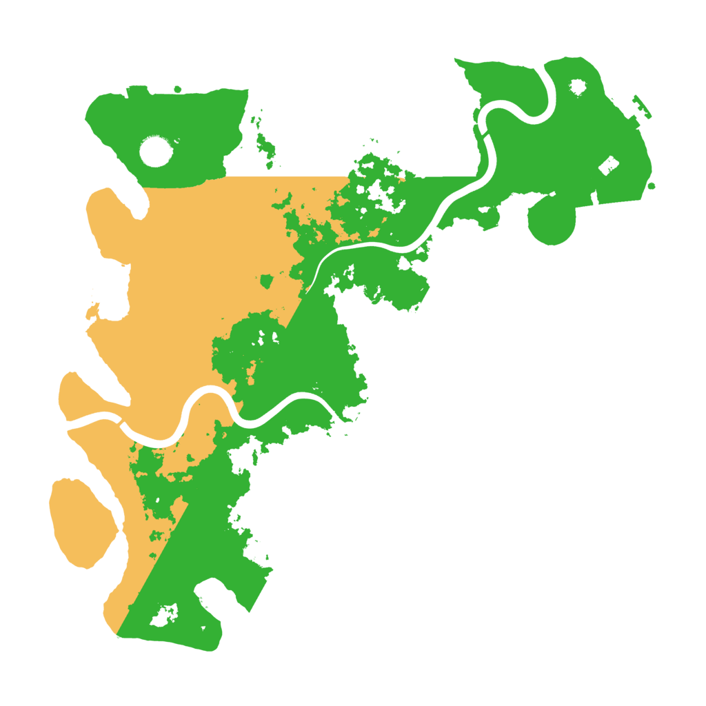 Biome Rust Map: Procedural Map, Size: 3950, Seed: 712372