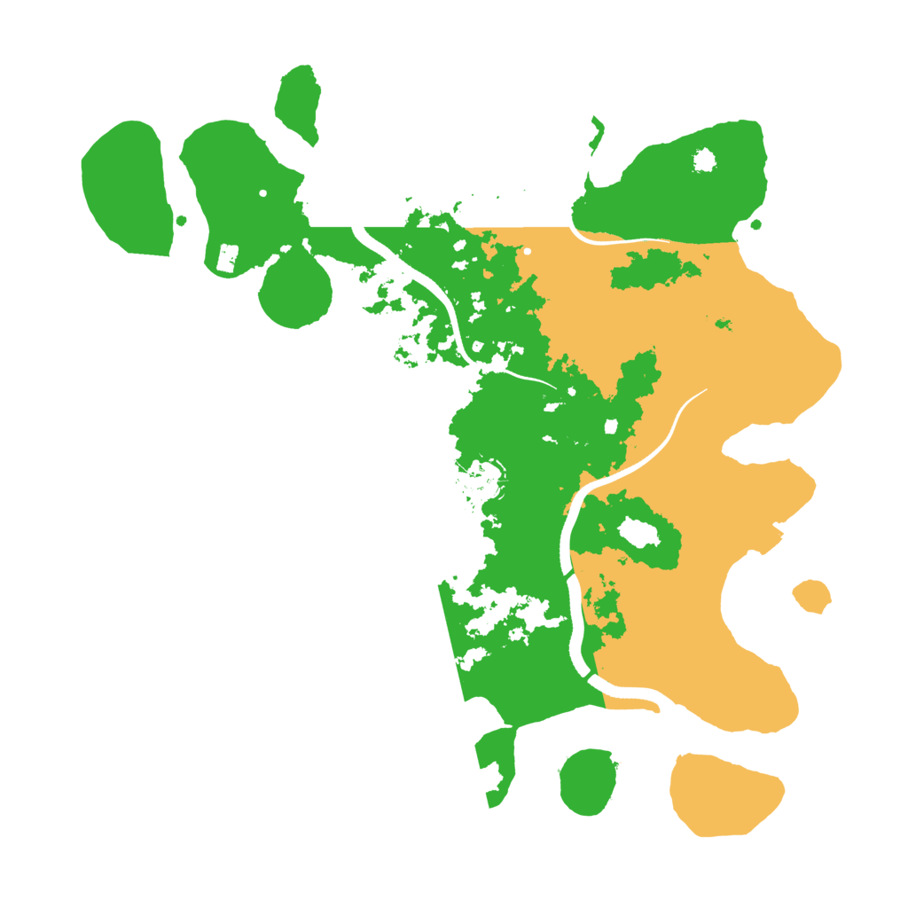 Biome Rust Map: Procedural Map, Size: 3500, Seed: 1033135569