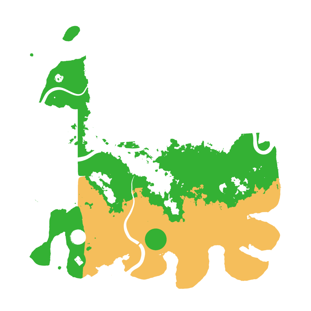 Biome Rust Map: Procedural Map, Size: 3800, Seed: 838779270