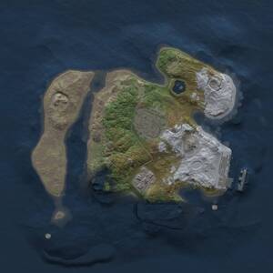 Thumbnail Rust Map: Procedural Map, Size: 2000, Seed: 696912, 4 Monuments