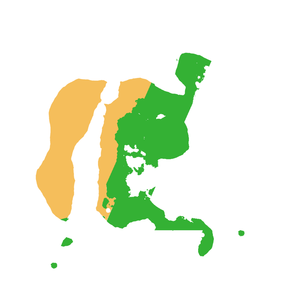 Biome Rust Map: Procedural Map, Size: 2000, Seed: 696912