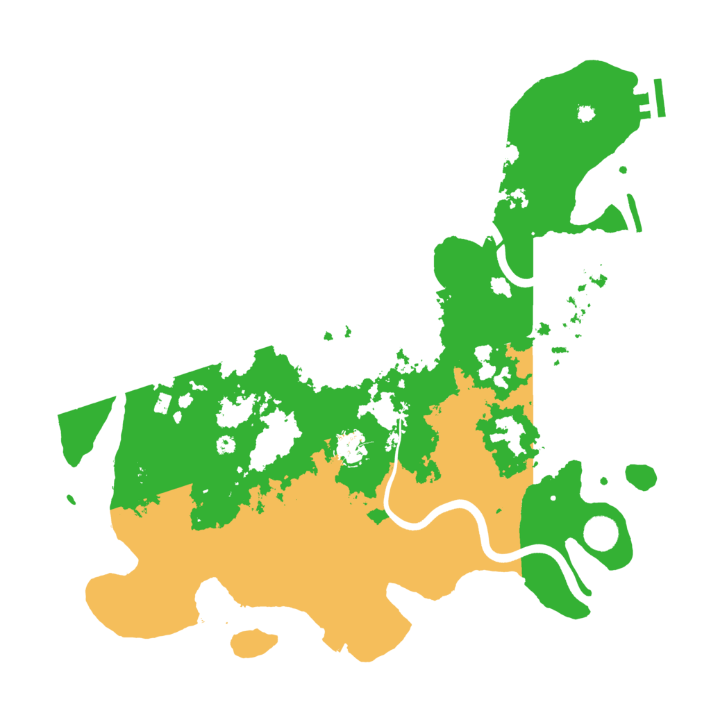 Biome Rust Map: Procedural Map, Size: 3750, Seed: 530928