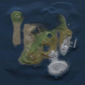 Thumbnail Rust Map: Procedural Map, Size: 2000, Seed: 813359077, 5 Monuments