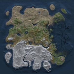 Thumbnail Rust Map: Procedural Map, Size: 4000, Seed: 31892479, 15 Monuments