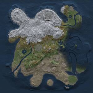 Thumbnail Rust Map: Procedural Map, Size: 3100, Seed: 19427813, 11 Monuments