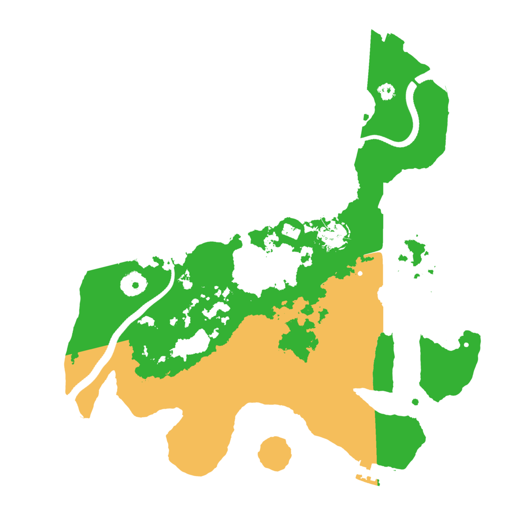 Biome Rust Map: Procedural Map, Size: 3100, Seed: 19427813