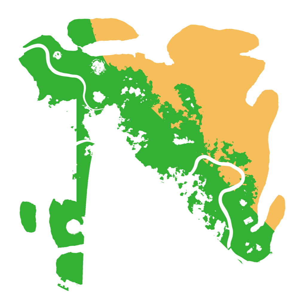 Biome Rust Map: Procedural Map, Size: 3800, Seed: 302726779