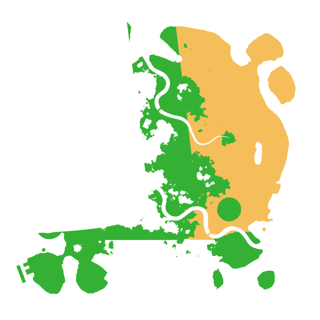 Biome Rust Map: Procedural Map, Size: 3575, Seed: 2022